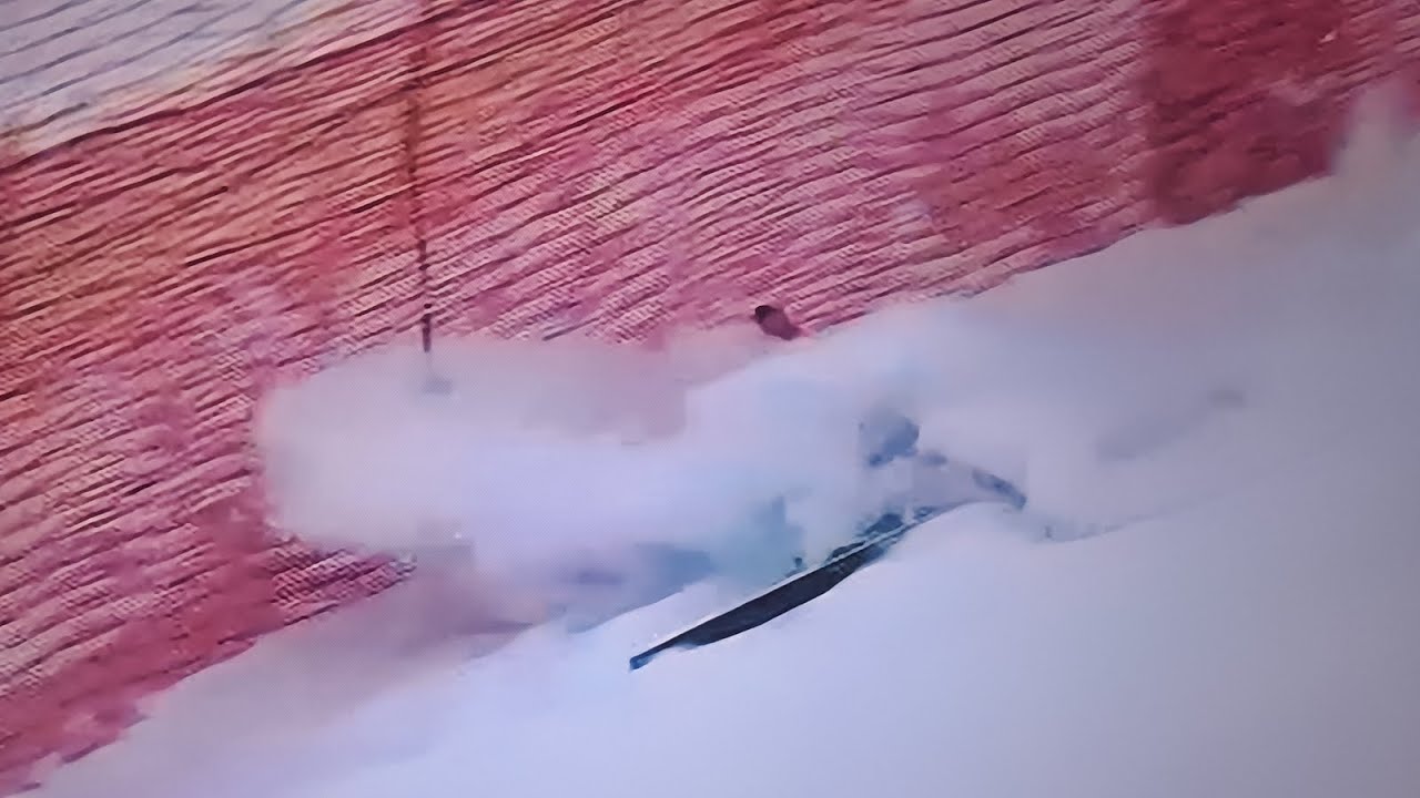 Jared Goldberg Kitzb&uuml;hel 2023 Crash