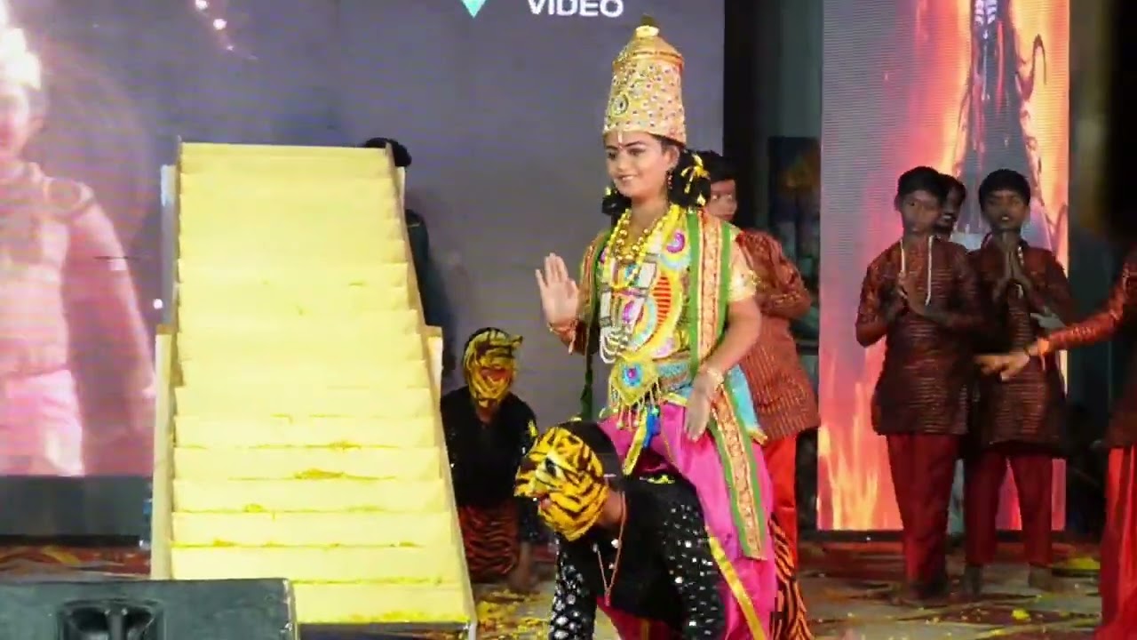 Ayyapa devayana maha....  Dance performance at shivaratri jagaran By PRATIBHA HIGH SCHOOL, Marikal. 