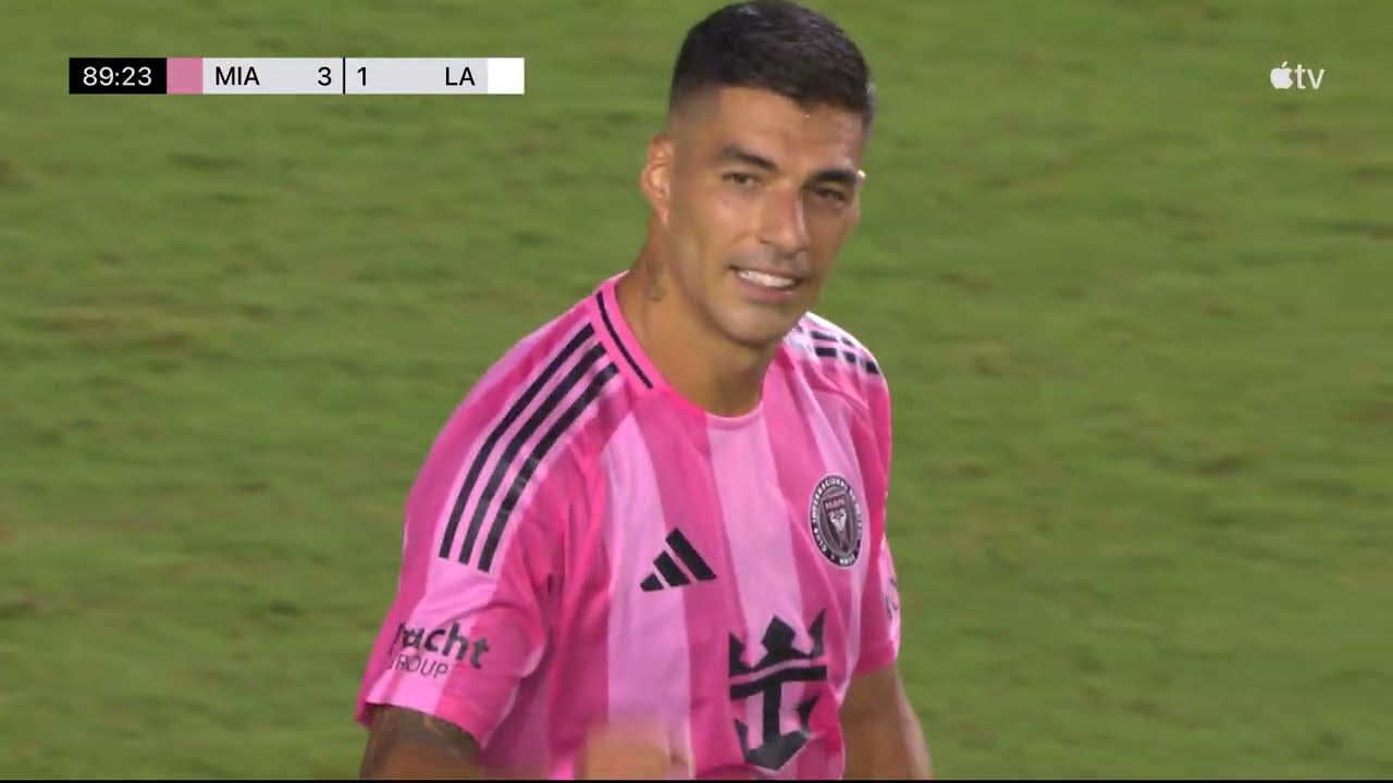 Luis Su&aacute;rez GOAL Messi ASSIST Calls Game for Inter Miami!