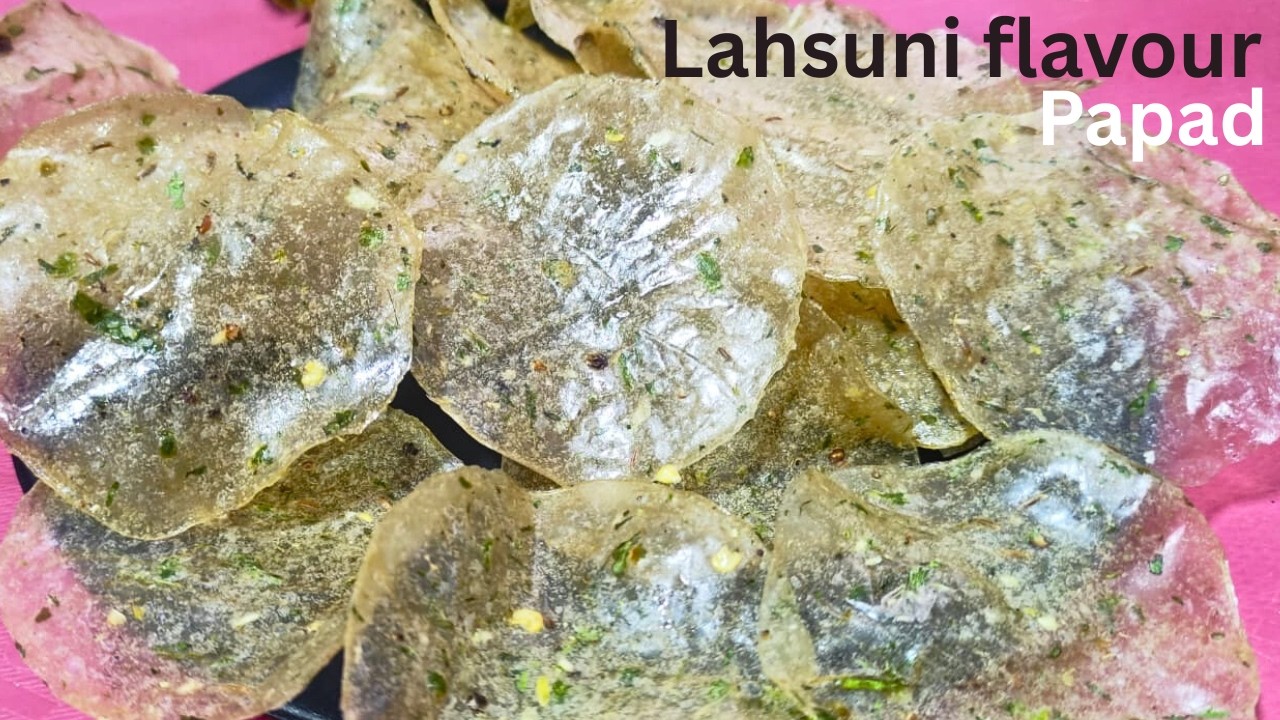 बिना मशीन साँचा के Spicy Aloo Masala Papad ऐसे बनायें पूरे साल स्टोर करें। Aloo Papad Recipe