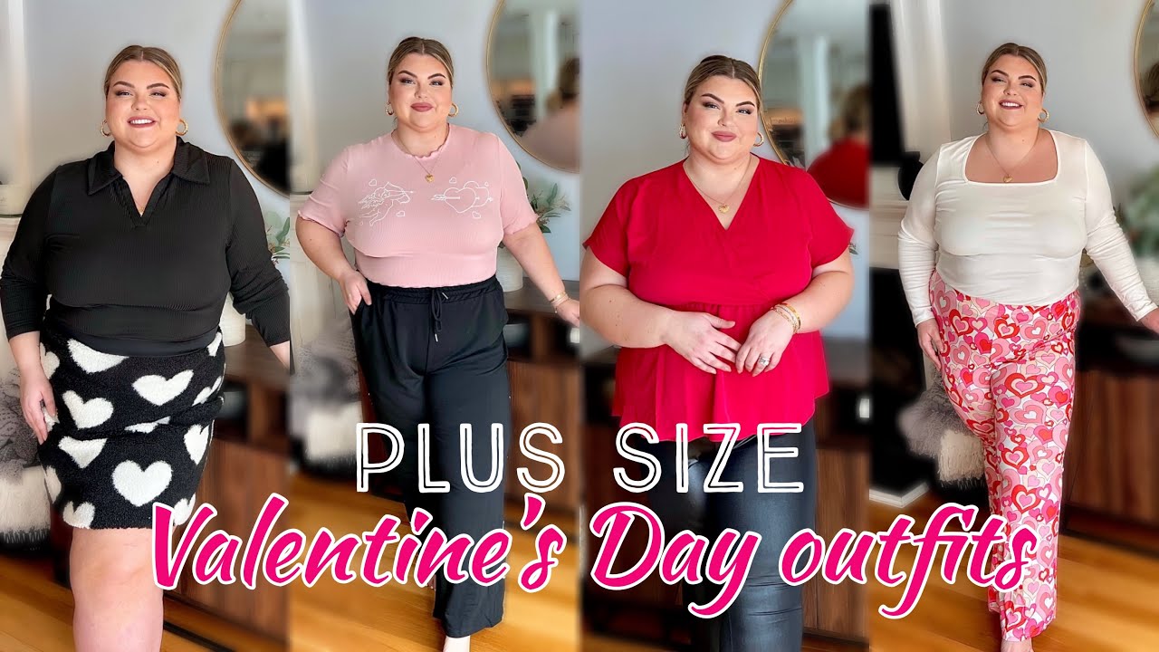 AFFORDABLE PLUS SIZE VALENTINE'S DAY OUTFITS