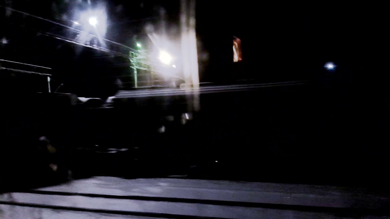 Разгон электровоза ЧС8 из кабины машиниста, снежные просторы Винницкой области