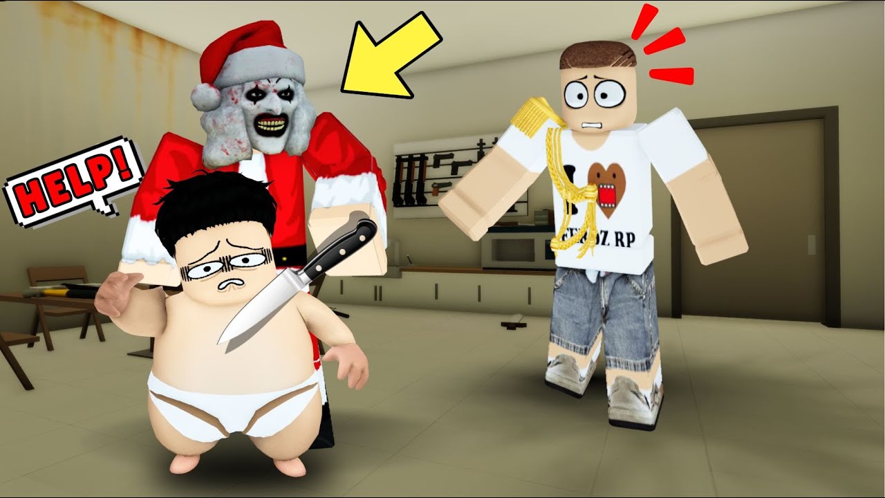 Scary KILLER SANTA in BROOKHAVEN! Naging evil siya! (BROOKHAVEN RP TAGALOG)