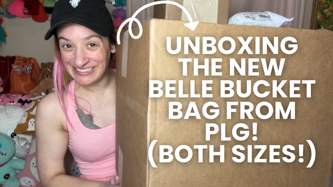 unboxing the Belle Bucket bag from Portland Leather Goods! both sizes! with lots of comparisons!