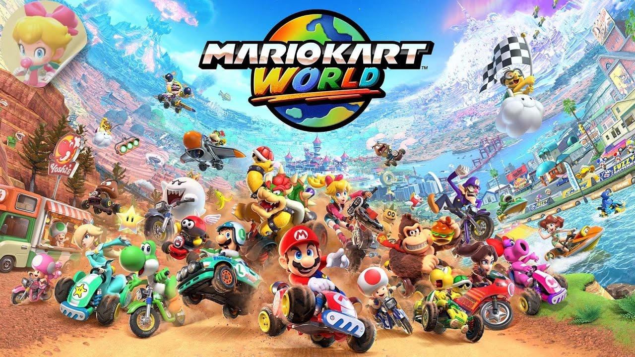 Baby Peach Kart World // Full Game 100% Walkthrough (Grand Prix - 150cc)