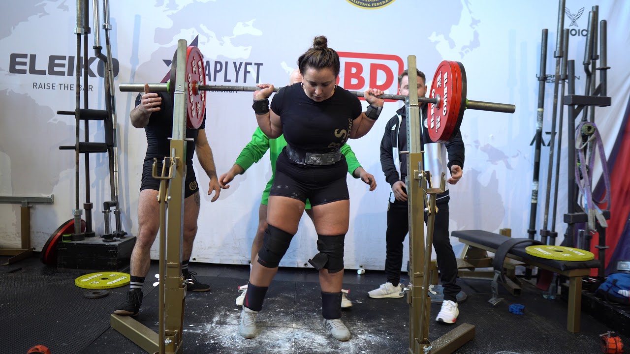 Louise Kenna Squat 190kg - (Kabuki Power Bar)