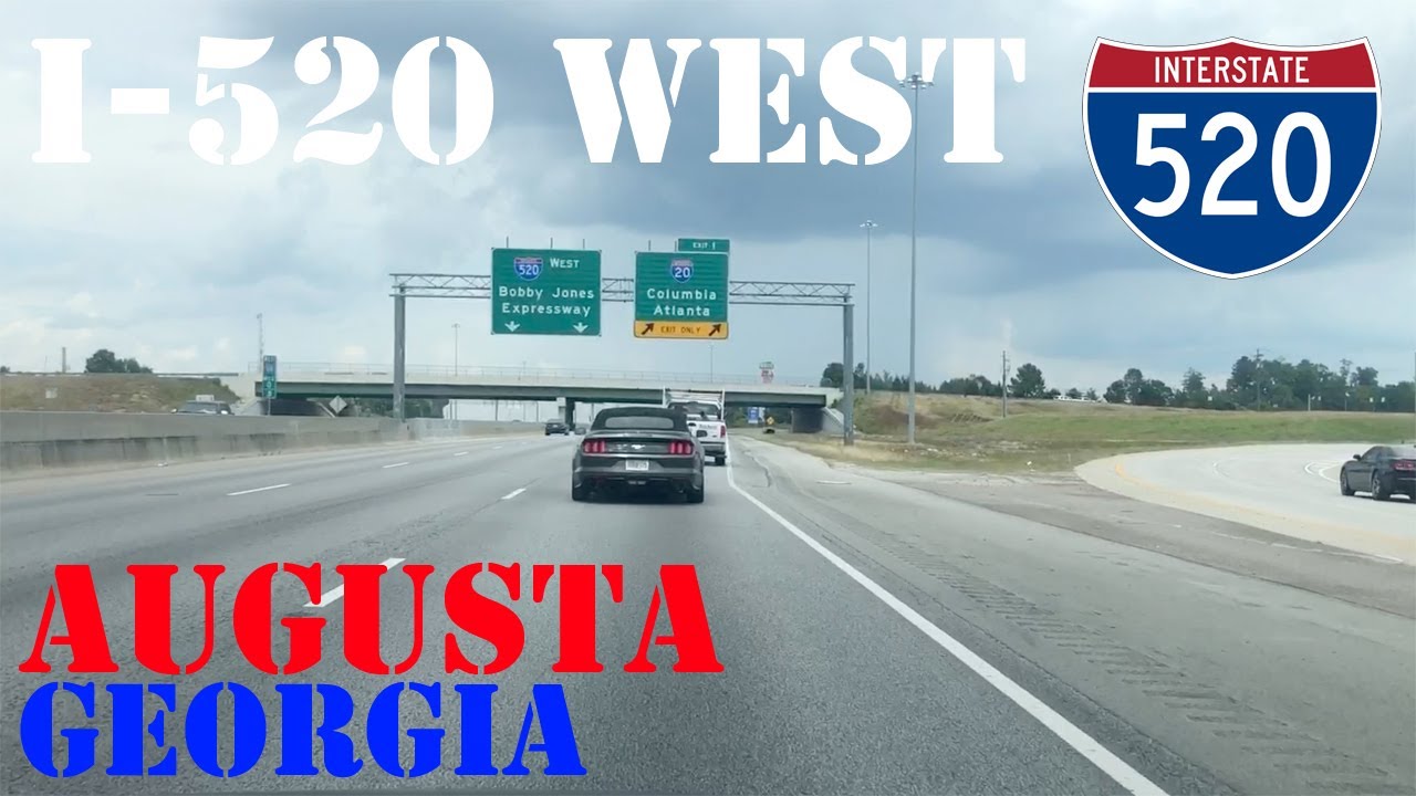 I-520 West FULL Loop - Augusta - Georgia - Highway Drive