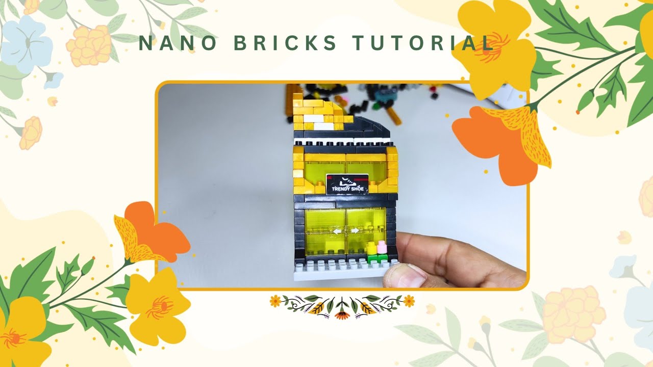 LET'S BUILD NANO BRICK CHARACTER : SHOE SHOP from JIKE