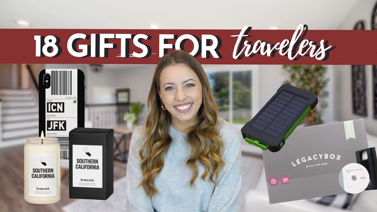 18 BEST Christmas Gifts for TRAVELERS *Holiday Gift Guide 2020*
