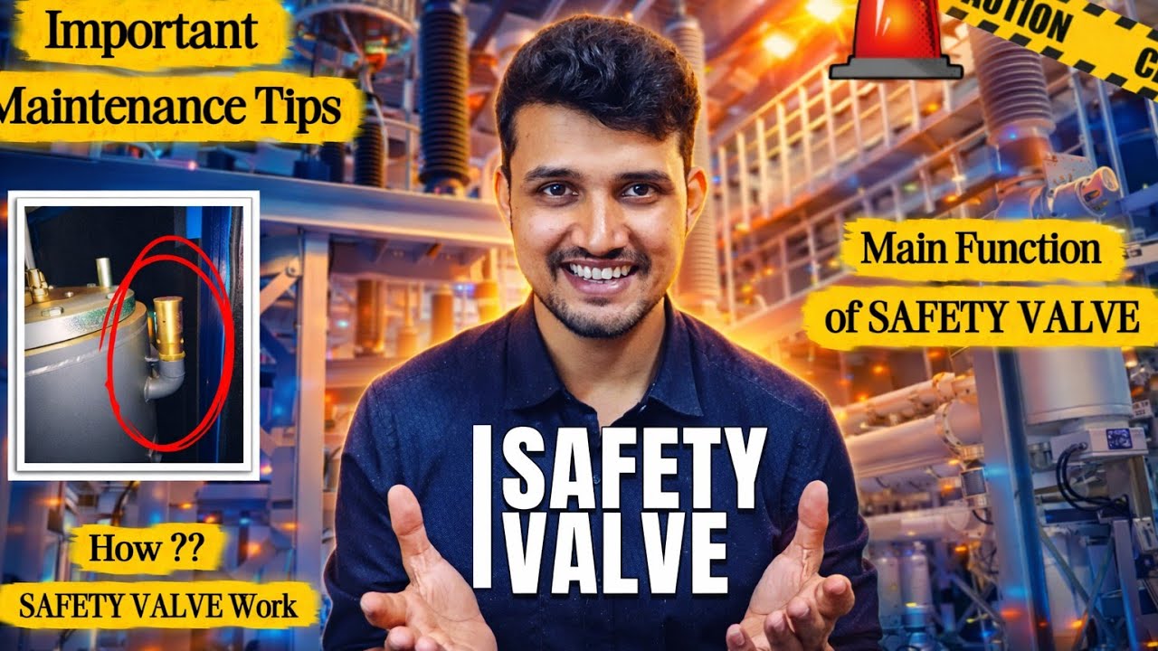 Why SAFETY VALVE Is Most Important Device in Your Compressor❓❓Screw Compressor Series ❌