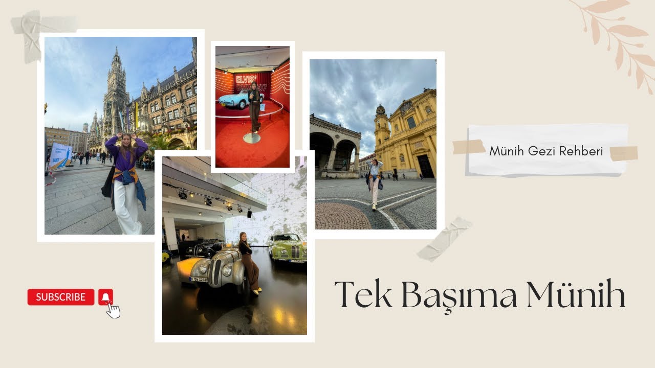 TEK BAŞIMA MÜNİH'İ KEŞFEDİYORUM | Münih Gezi Rehberi