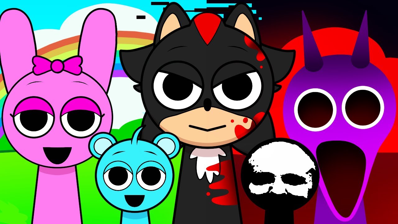 Sonic and Shadow play a HAPPY MUSIC GAME.. Right? (Incredibox Sprunki)