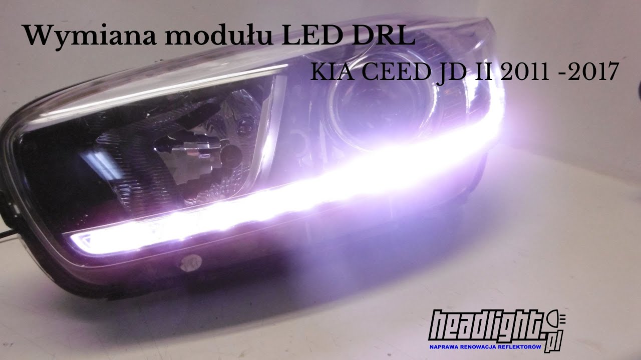 Kia cee'd Wymiana modułu LED DRL  2011 - 2017 Kia ceed