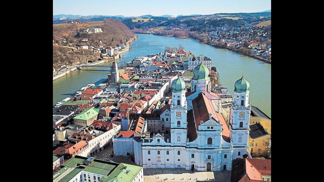 Stadt Passau Deutschland, Sommer 2021.