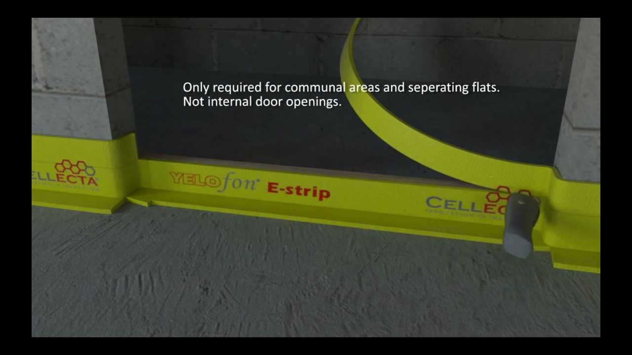 How to Install under screed acoustic insulation with YELOfon HD10+ Sound Proofing Floor Insulation.