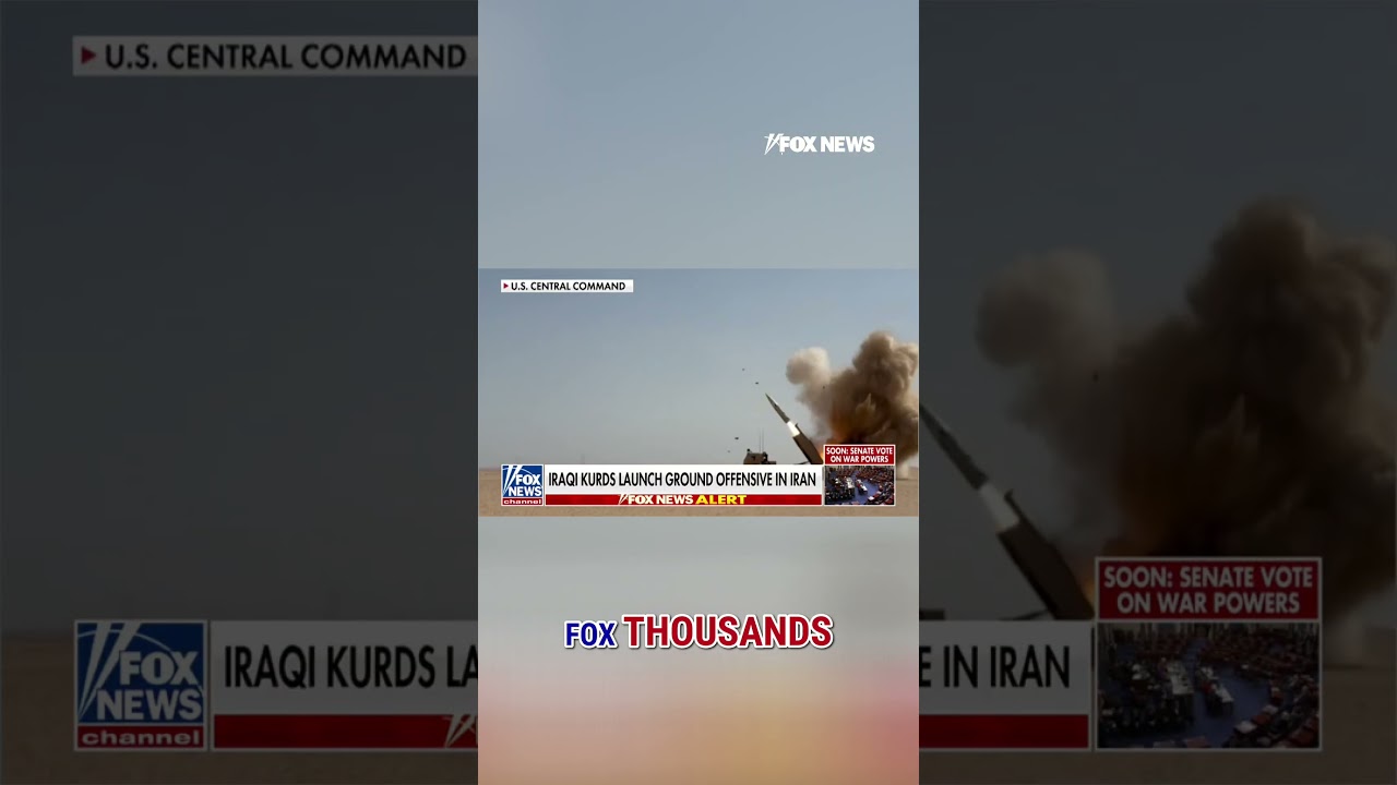 BREAKING: Thousands of Iraqi Kurds launch ground offensive within Iran #shorts #foxnews #us #news
