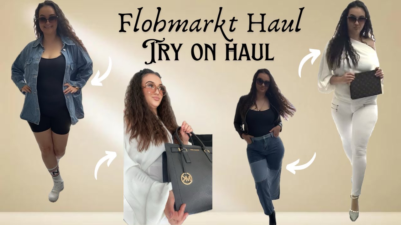 Flohmarkt Try On Haul 🛍 Ich habe mir zum ersten mal Kleidung auf dem Flohmarkt gekauft I Angeli Ca