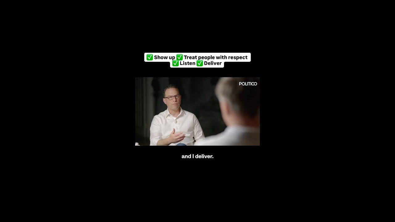 ✅ Быть на месте ✅ Относиться к людям с уважением ✅ Слушать ✅ Выполнять обещанное
