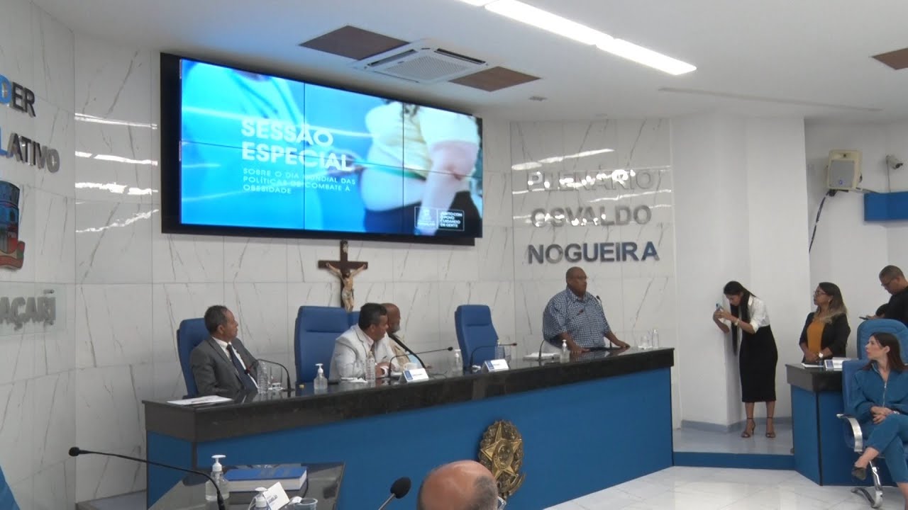 Câmara realiza sessão especial em alusão ao Dia Mundial da Obesidade