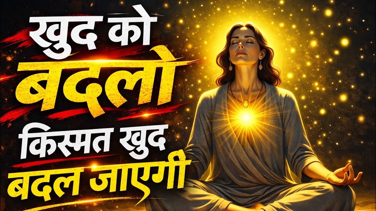खुद को बदलो, किस्मत खुद बदल जाएगी | Powerful Hindi Motivation | Life Changing Speech