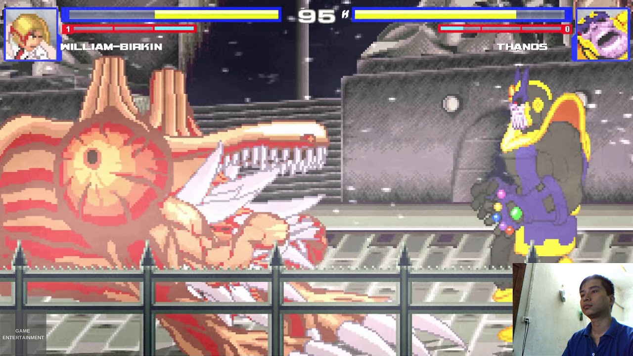 🎮 MUGEN Marvel vs Resident Evil - William Birkin vs Thanos 🎮