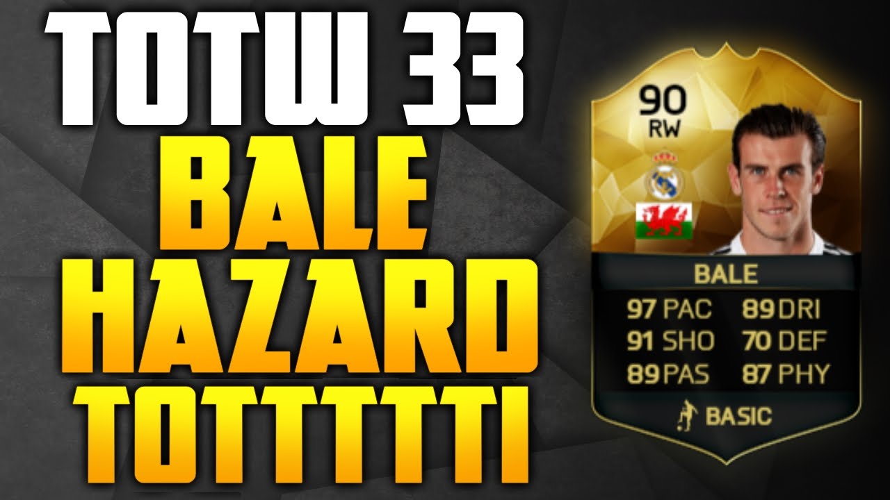FIFA 16 NEW TOTW 33 | 3IF BALE, IF HAZARD, IF TOTTI!!