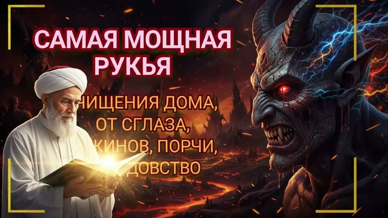 НЕГАТИВ УХОДИТ ПОСЛЕ ПРОСЛУШИВАНИЯ ⚠️ СИЛЬНЕЙШАЯ РУКЬЯ ПО КОРАНУ