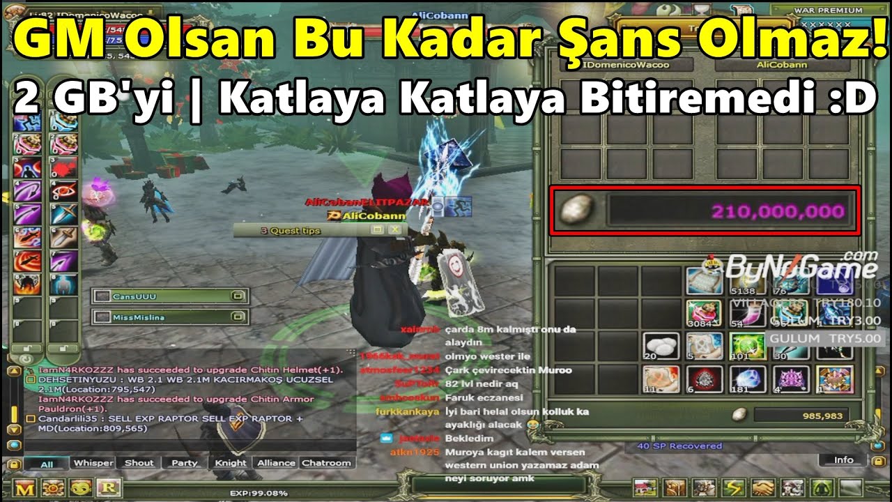DomenicoWacco | 2 GB'yi Katlayim Derken | İmkansızı Başarıp Köşeyi Döndü :D | Knight Online