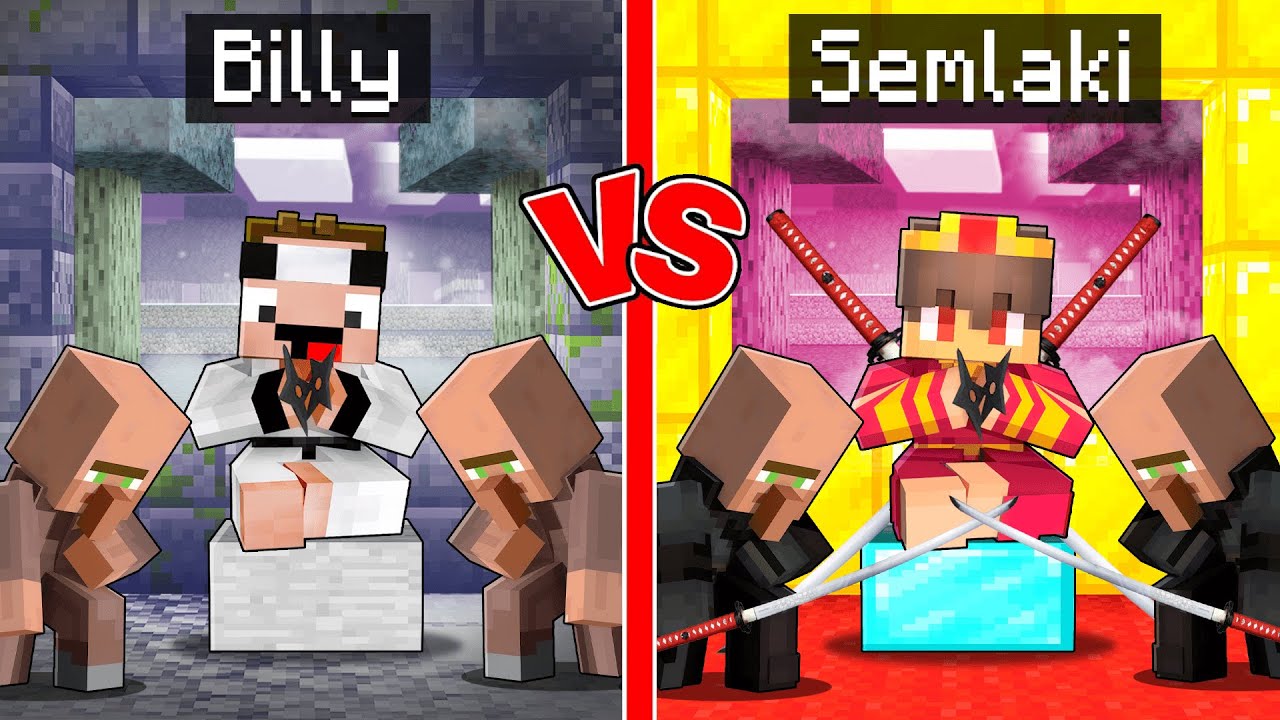 Billy ARM vs Semlaki REICH Ninja K&ouml;nig Survival Battle in Minecraft!