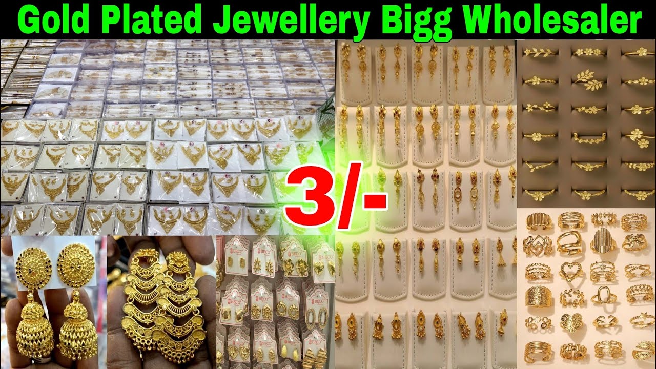 Gold Plated Jewellery Wholesale Market Kolkata Barabazar | City Gold Jewellery Wholesale Market