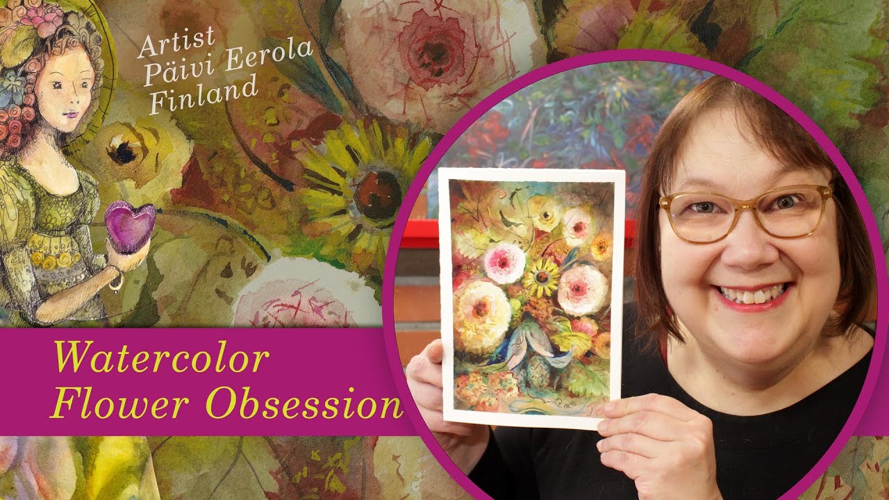 Watercolor Flower Obsession