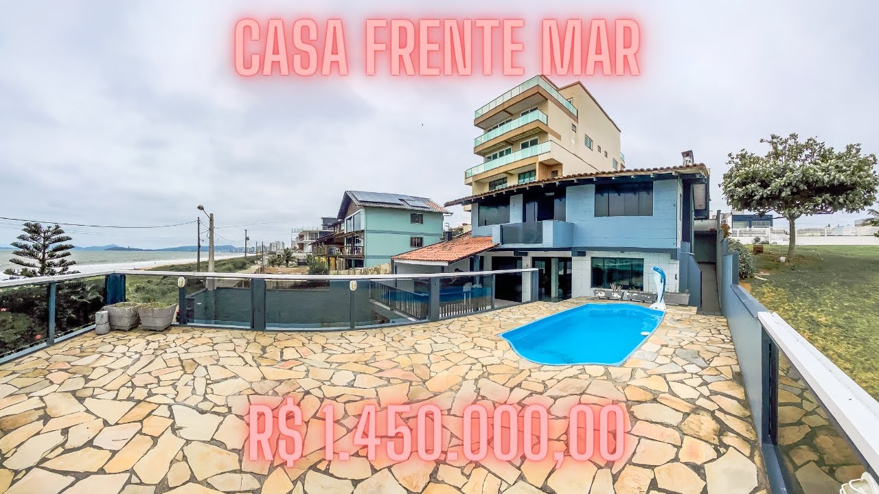 CASA FRENTE MAR BARRA VELHA SC - IMOVEIS BALNEARIO CAMBORIU