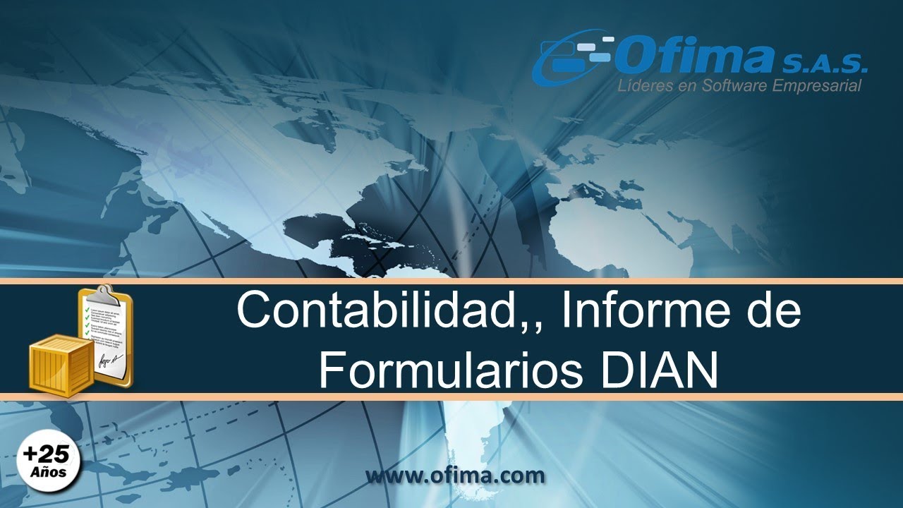 Contabilidad,, Informe de formularios DIAN