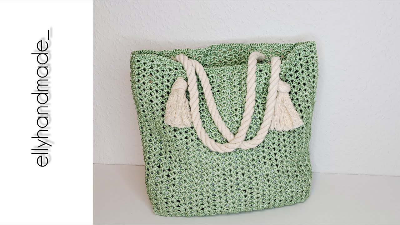 Strandtasche / Sommertasche einfach und schnell häkeln