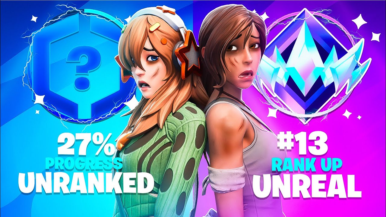Unranked To Unreal Speedrun But We Can't Die (Fortnite Reload)