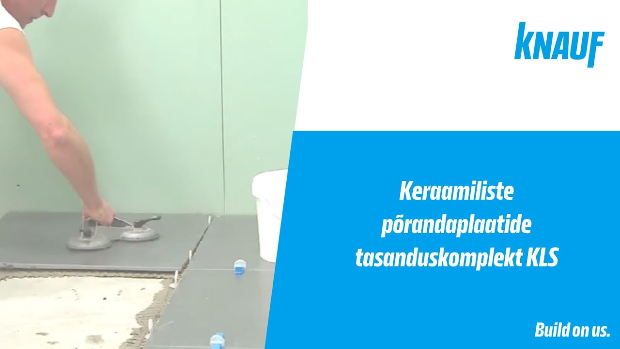 Keraamiliste põrandaplaatide tasanduskomplekt KLS