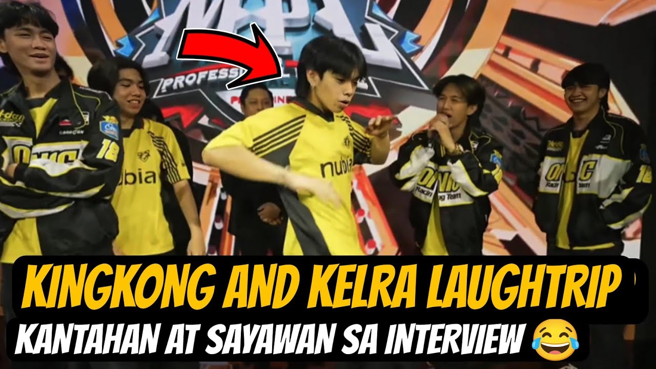 KINGKONG and KELRA laughtrip😂 kantahan at sayawan sa interview