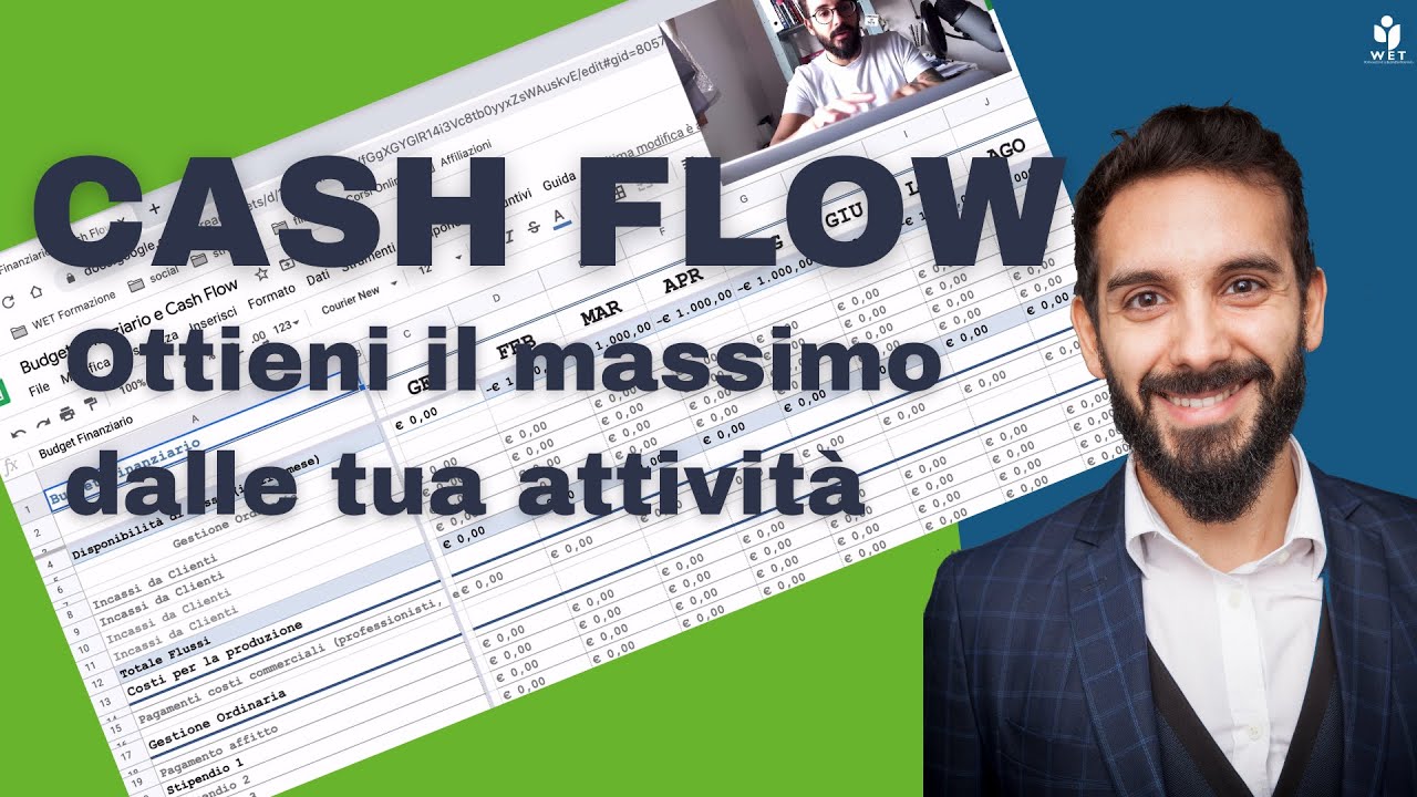 Flusso di cassa,  un esempio pratico e facile da costruire