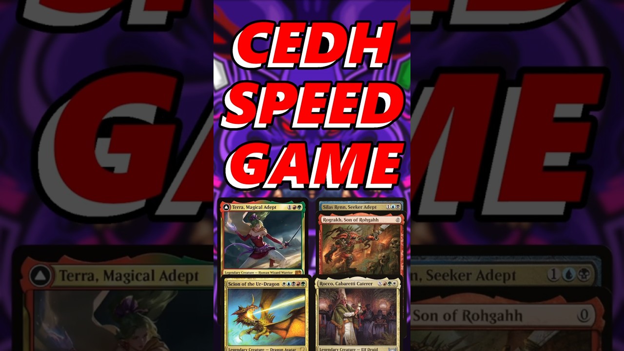 T-EDH??? - Быстрый геймплей CEDH - Терра против Рога/Си против Сциона против Рокко - Королевская ...