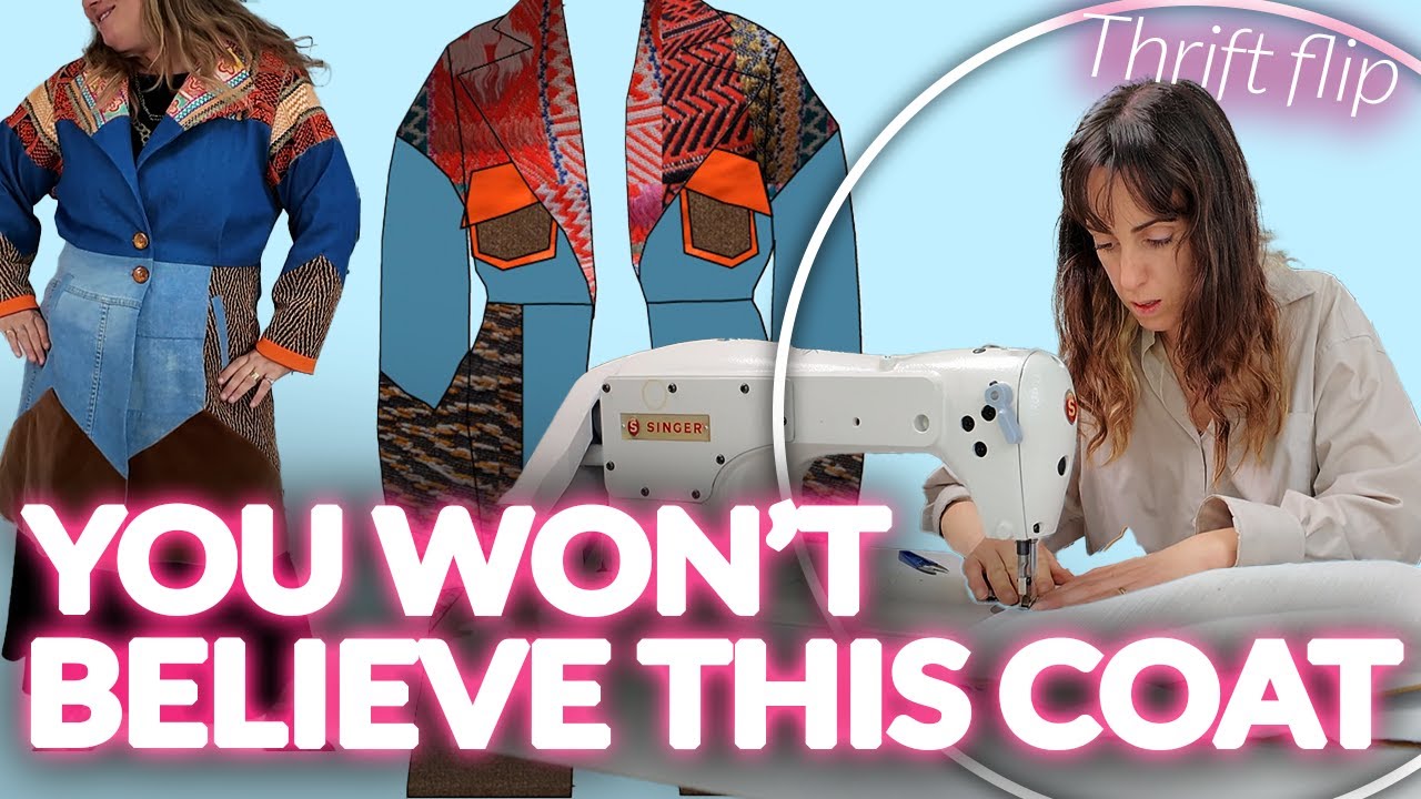 I TURN Old Garments INTO AN UNFORGETTABLE COAT MASTERPIECE