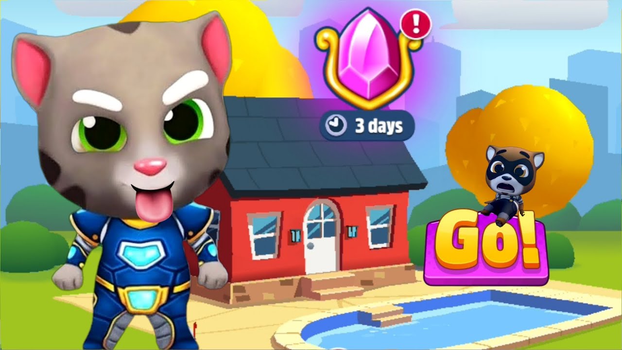 Talking Tom Gold Run Halloween 2023 - Hyper Tom vs Roy Raccoon - Top Android Games
