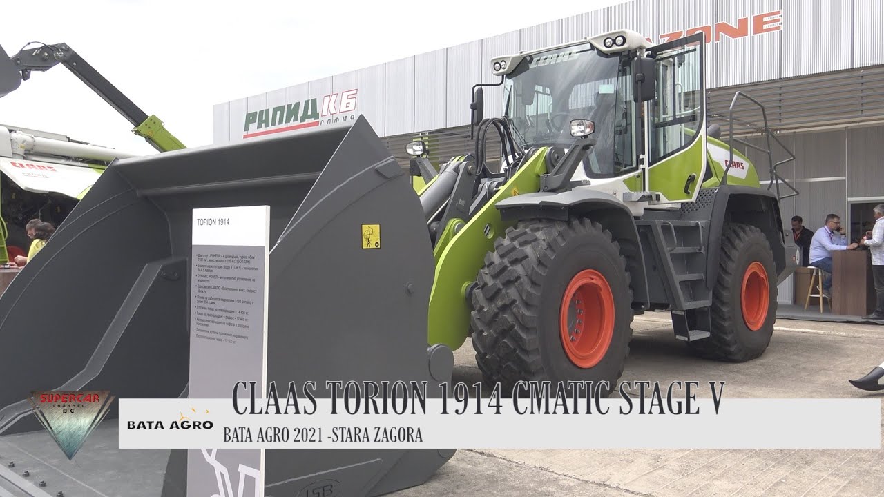 CLAAS TORION 1914 CMATIC STAGE V LOADER INTERIOR EXTERIOR WALKAROUND BATA AGRO 2021