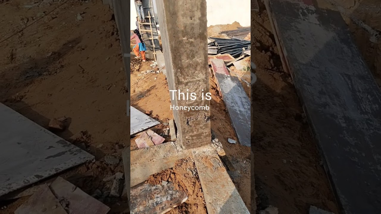 #honeycomb in #column #casting #failure