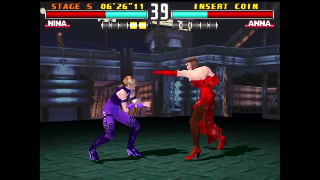 Nina Williams VS Anna Williams - Tekken 3