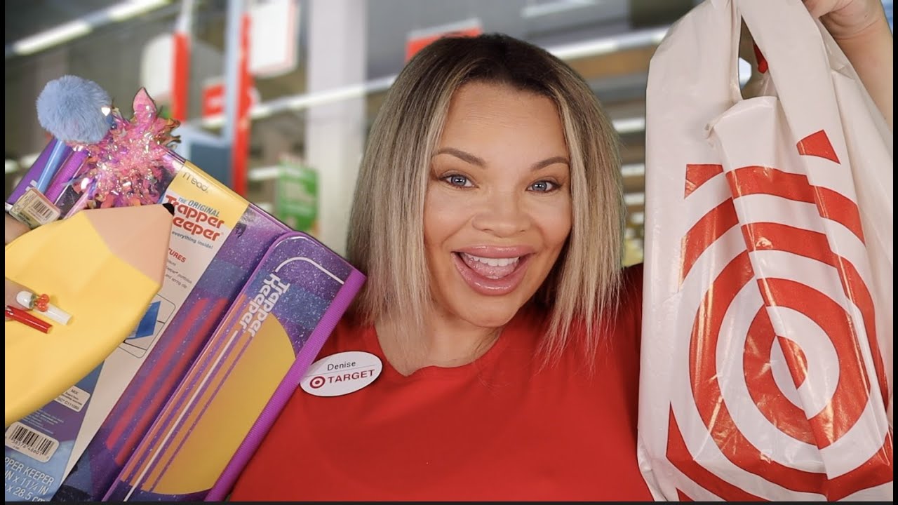 ASMR NICE TARGET CASHIER (rp) | Back to School Supplies Shopping!