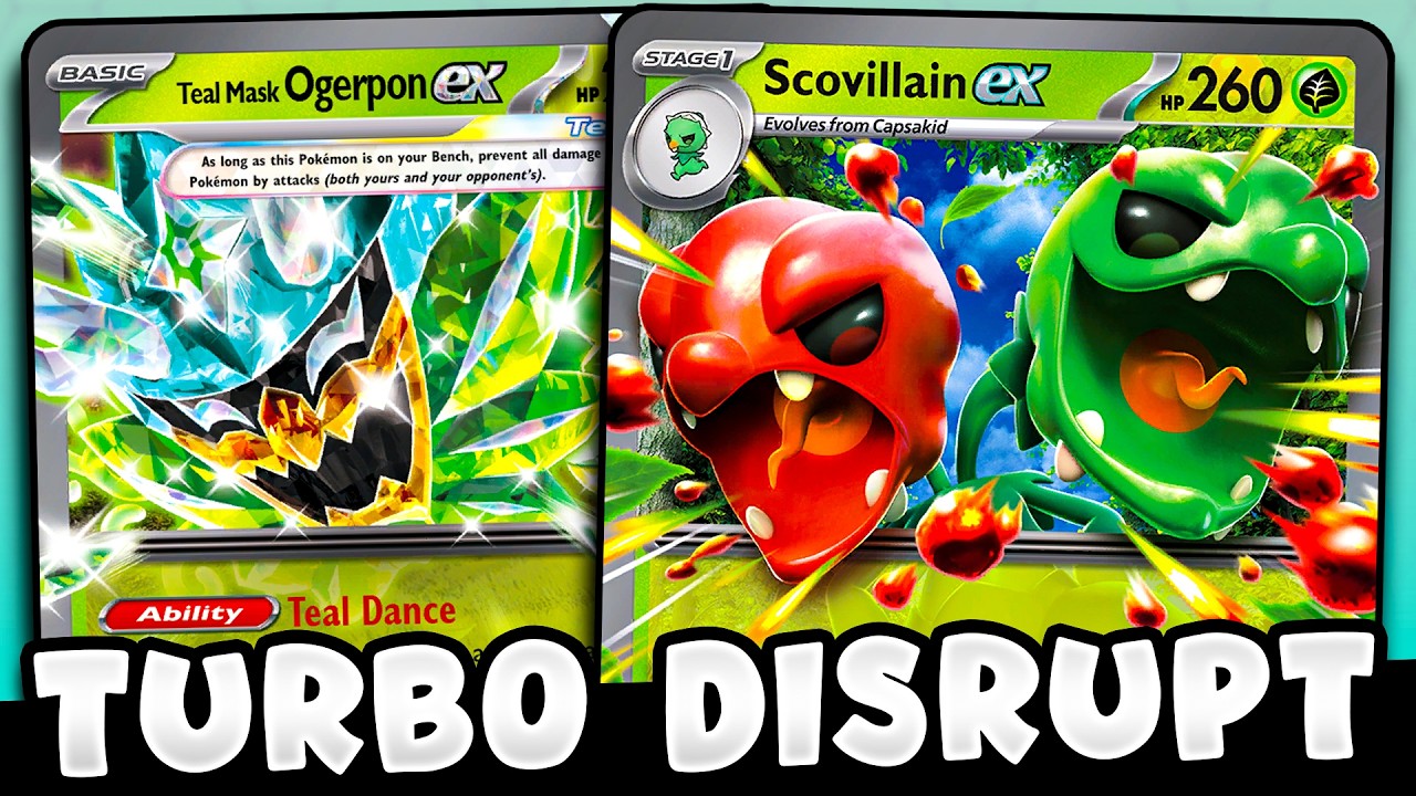 Charge Up Scovillain FAST with Ogerpon ex!