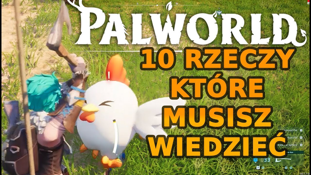 PALWORLD: 10 RZECZY, KTÓRE UŁATWIĄ CI GRĘ! #1