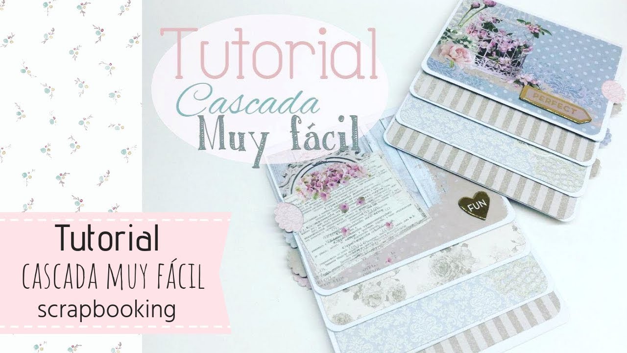 Tutorial cascada fácil con sobres, Waterfall envelopes