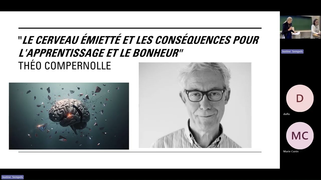 Le cerveau émietté et les conséquences pour l'apprentissage et le bonheur - Théo Compernolle