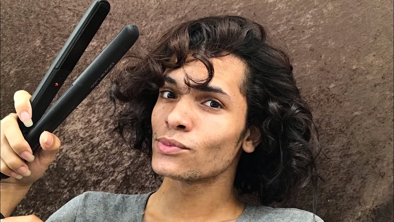 ASMR CACHOS NO MEU CABELO COM A CHAPINHA